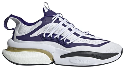 adidas Mens AlphaBoost V1 - Running Shoes White/Collegiate Purple/Black
