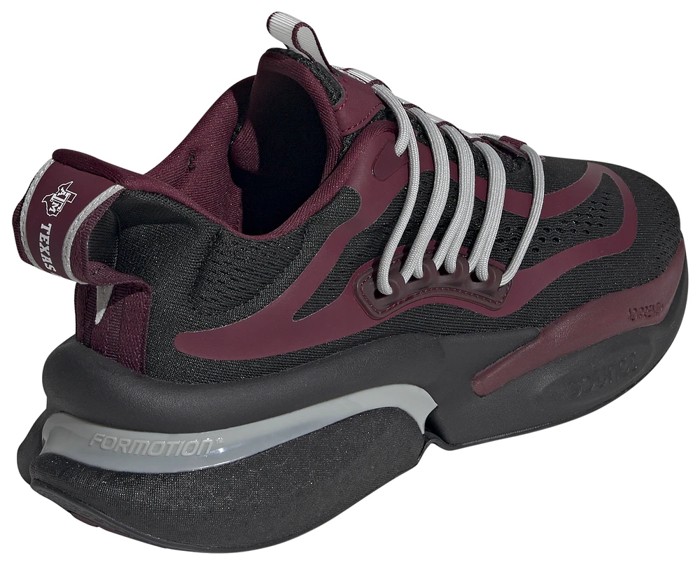 adidas Mens adidas AlphaBoost V1 - Mens Running Shoes Black/Team Maroon/Cool Grey Size 12.0