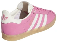 adidas Originals Girls Gazelle - Girls' Preschool Running Shoes Pink Fusion/Ivory