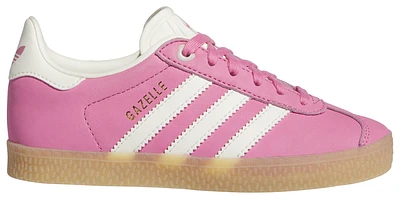 adidas Originals Girls Gazelle - Girls' Preschool Running Shoes Pink Fusion/Ivory