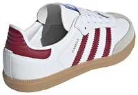 adidas Originals Boys Samba - Boys' Preschool Shoes White/Maroon/Tan