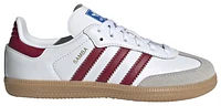 adidas Originals Boys Samba - Boys' Preschool Shoes White/Maroon/Tan