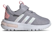 adidas Boys Racer TR23 - Boys' Toddler Shoes Glory Grey/Pink Spark/Iridescent