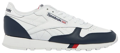 Reebok Mens Classic Leather Nautical - Shoes White/Red/Navy