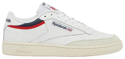 Reebok Mens Club C 85 Nautical - Running Shoes White/Navy/Red