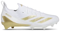 adidas Mens adiZero Electric+ - Football Shoes Gold Metallic/White/White