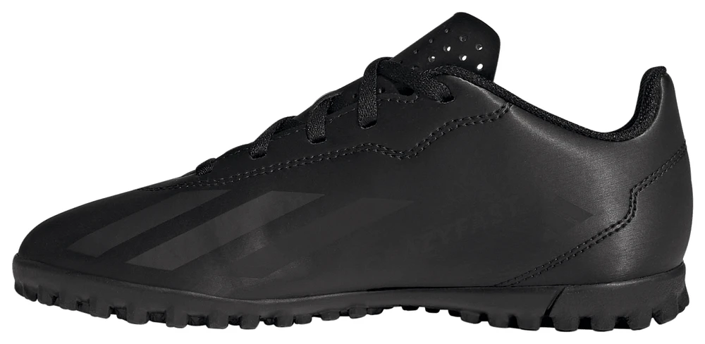 adidas Boys X Crazyfast.4 TF - Boys' Grade School Soccer Shoes Core Black/Core Black