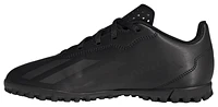 adidas Boys X Crazyfast.4 TF - Boys' Grade School Soccer Shoes Core Black/Core Black