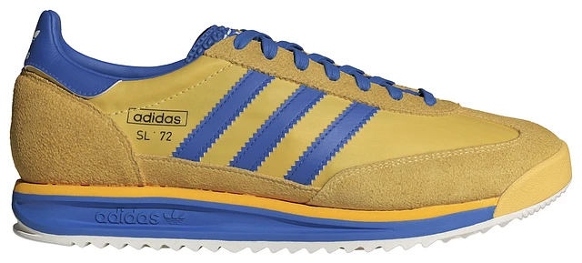 adidas gazelle silver green womens Adidas - SL 72 PT Sneaker in Bold Gold & Bright Royal