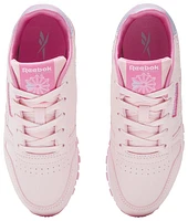 Reebok Girls Classic Step N Flash - Girls' Preschool Shoes Pink Glow/Lucid Lilac/Footwear White