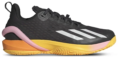 adidas Mens adiZero Cybersonic Tennis Shoes - Aurora Black/Zero Metallic/Spark