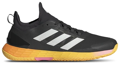 adidas Mens Adizero Ubersonic 4.1 Tennis Shoes - Zero Metallic/Aurora Black/Spark