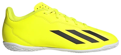 adidas Boys Crazyfast Club Indoor Jr. - Boys' Grade School Shoes White/Team Solar/Black