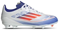 adidas Boys adidas F50 League FG - Boys' Grade School Soccer Shoes White/Solar Red/Lucid Blue Size 03.5