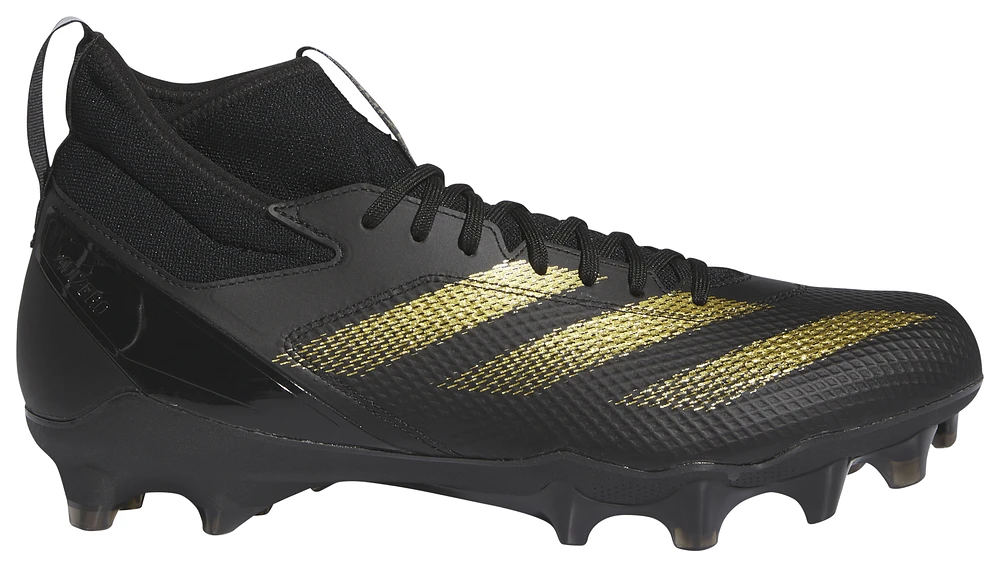 adidas Mens Adizero Impact - Football Shoes Core Black/Gold Metallic/Core Black