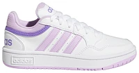 adidas Girls Hoops 3.0 - Girls' Grade School Basketball Shoes White/Pink