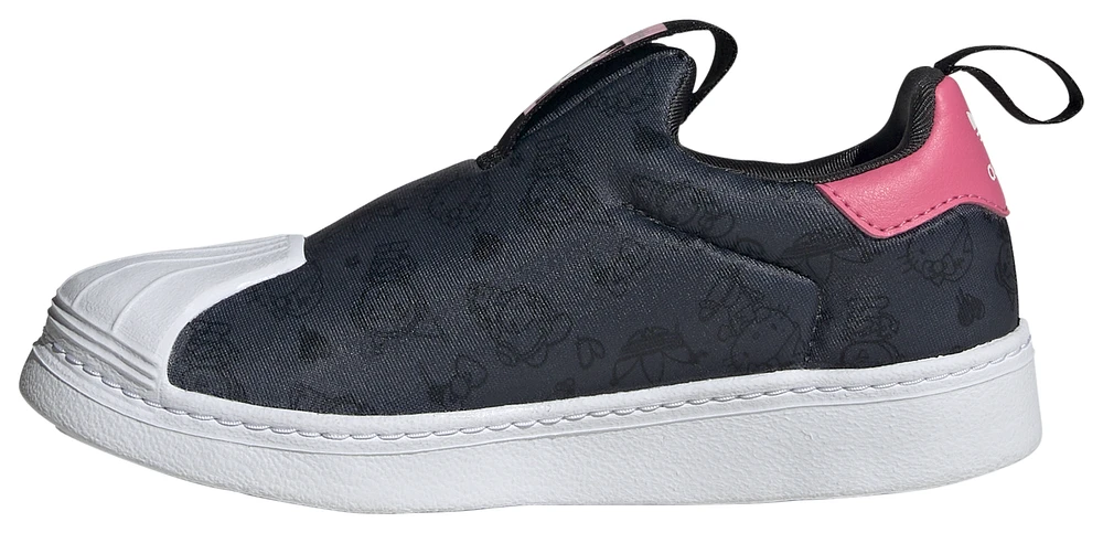 adidas Originals Girls adidas Originals Hello Kitty and Friends Superstar 360 - Girls' Preschool Shoes Black/Carbon/Pink Fusion Size 03.0