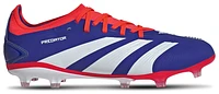 adidas Mens Predator Pro FG - Soccer Shoes White/Solar Red/Lucid Blue