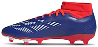 adidas Mens Predator League Sock FG - Soccer Shoes Lucid Blue/White/Solar Red