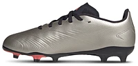 adidas Boys Predator League FG - Boys' Grade School Soccer Shoes Platin Metallic/Aurora Black/Turbo