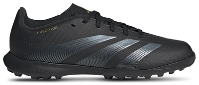 adidas Boys adidas Predator League Soccer Turf - Boys' Grade School Shoes Black/Gold Metallic/Carbon Size 03.5