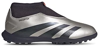 adidas Boys adidas Predator League Laceless Turf - Boys' Grade School Soccer Shoes Platin Metallic/Aurora Black/Turbo Size 05.0