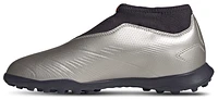 adidas Boys adidas Predator League Laceless Turf - Boys' Grade School Soccer Shoes Platin Metallic/Aurora Black/Turbo Size 05.0