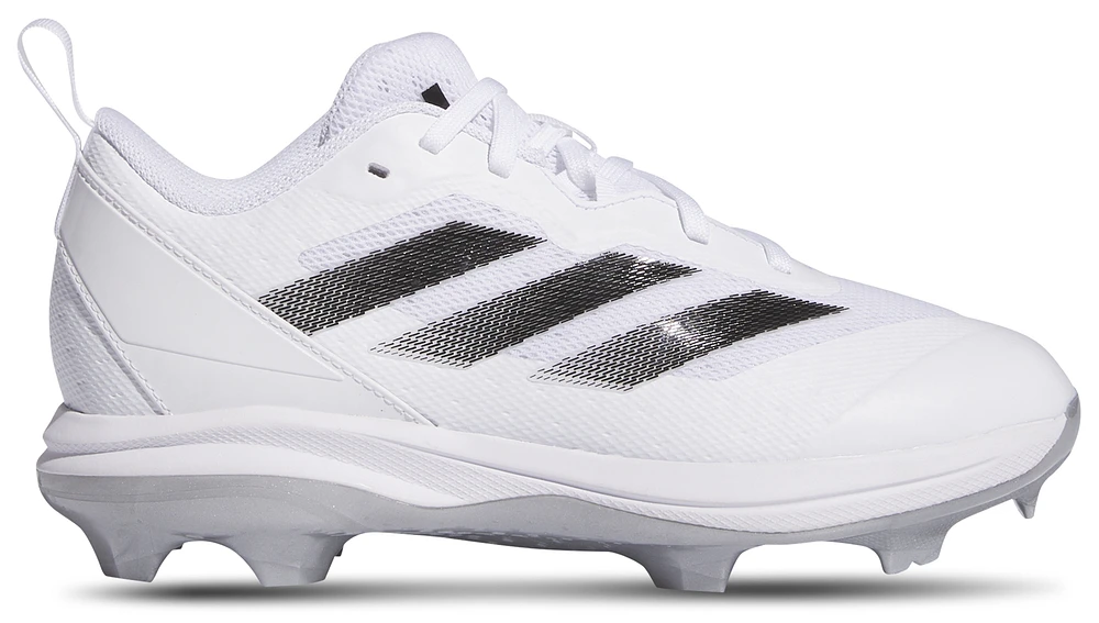 adidas Boys adidas adiZero Instinct TPU Dugout - Boys' Grade School Baseball Shoes Black/Silver Metallic/White Size 06.0