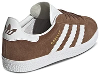 adidas Originals Boys Gazelle C - Boys' Preschool Shoes Brown/White/Gold