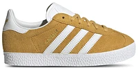 adidas Originals Girls adidas Originals Gazelle - Girls' Preschool Shoes Preloved Yellow/Gold Metallic/White Size 12.0