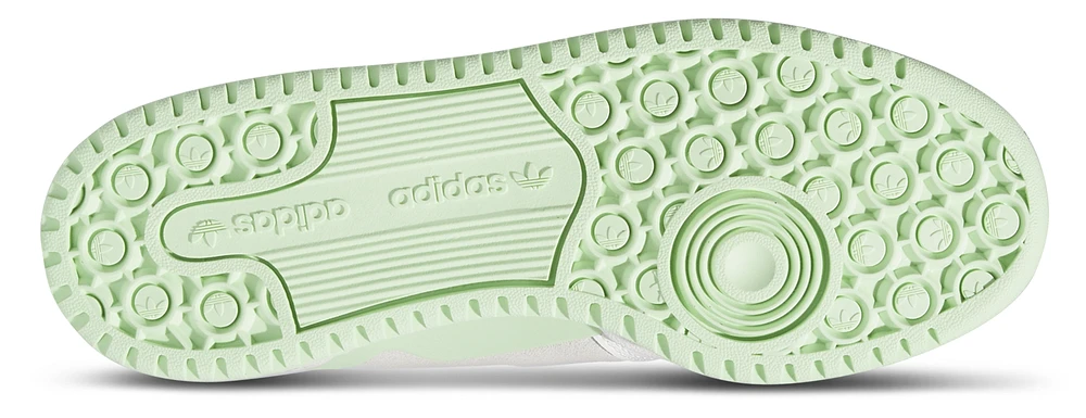 adidas Originals Womens Forum Low Classic - Shoes Semi Green Spark/Cloud White/Cloud White