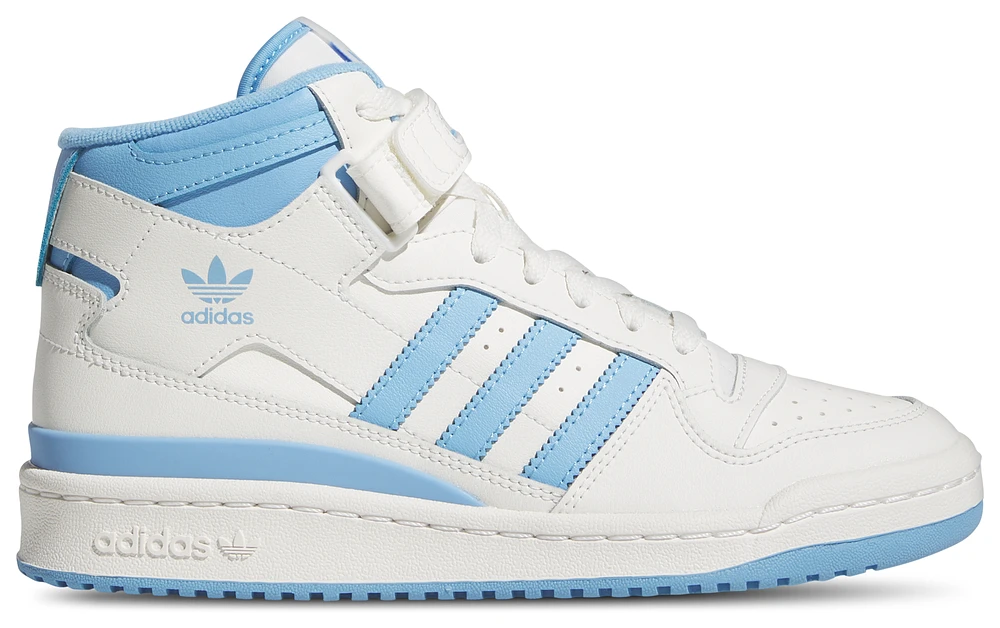 adidas Originals Womens Forum Mid - Shoes Cloud White/Semi Blue Burst/Cloud White