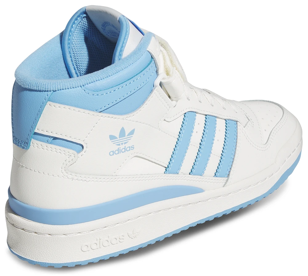 adidas Originals Womens Forum Mid - Shoes Cloud White/Semi Blue Burst/Cloud White