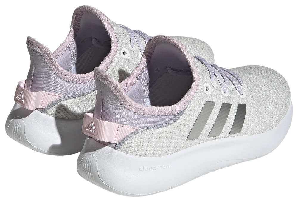 adidas Boys adidas Cloudfoam Pure - Boys' Grade School Shoes Silver Dawn/Silver Metallic/White Size 05.5