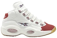 Reebok Mens Allen Iverson Question Mid ASG - Basketball Shoes White/Red