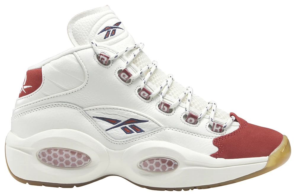 Reebok Mens Question Mid ASG - Basketball Shoes White/Red