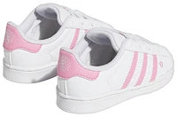 adidas Originals Girls adidas Originals Superstar - Girls' Toddler Shoes Gold Metallic/Ftwr White/Bliss Pink Size 04.0