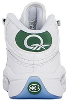 Reebok Boys Reebok Question Mid MSU - Boys' Grade School Basketball Shoes White/Green/Gold Size 05.0