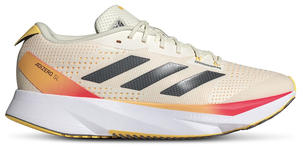 adidas Mens Adizero SL - Running Shoes Ivory/Black/Spark