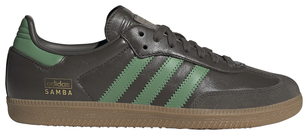 adidas Originals Mens Samba OG - Shoes Shadow Olive/Preloved Green/Gum