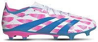 adidas Mens Predator League FG - Soccer Shoes White/Solar Pink/Solar Blue