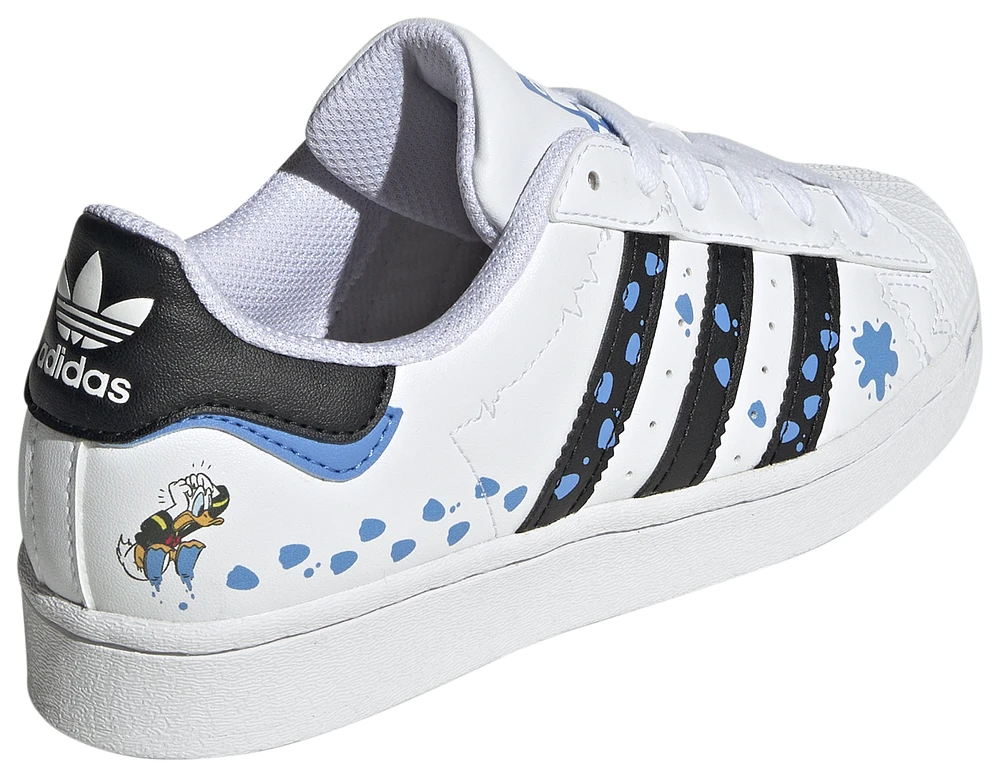 adidas Originals Boys adidas Originals Disney Superstar - Boys' Grade School Running Shoes Yellow/Cloud White/Core Black Size 06.0