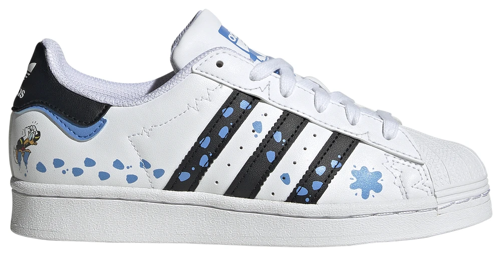 adidas Originals Boys adidas Originals Disney Superstar - Boys' Grade School Running Shoes Yellow/Cloud White/Core Black Size 06.0