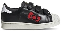 adidas Originals Girls Superstar x Hello Kitty - Girls' Preschool Shoes Black/White/Red