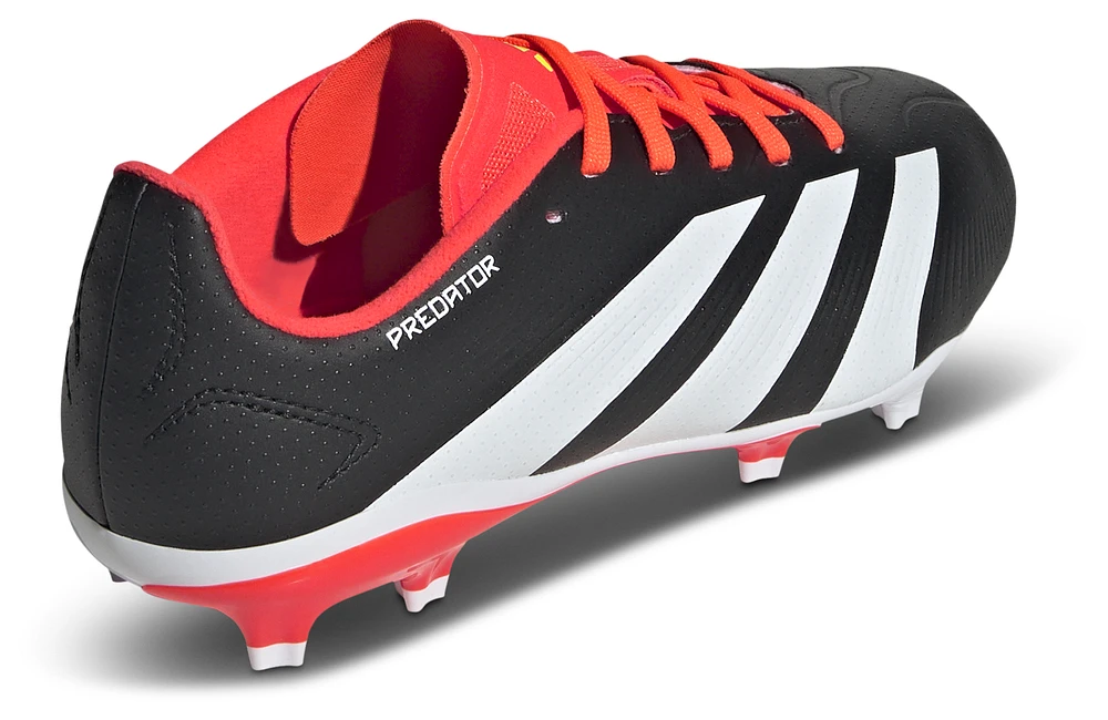 adidas Boys Predator League FG Jr - Boys' Grade School Soccer Shoes Cloud White/Solar Red/Core Black