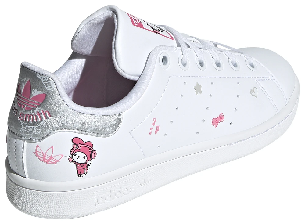 adidas Originals Girls Hello Kitty Stan Smith - Girls' Grade School Shoes White/Pink/Black