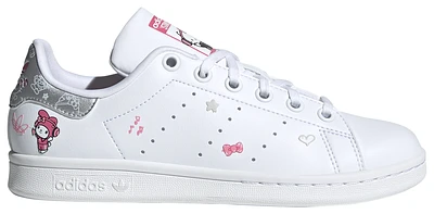 adidas Originals Girls Hello Kitty Stan Smith - Girls' Grade School Shoes White/Pink/Black
