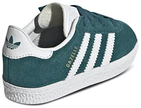 adidas Originals Girls Gazelle - Girls' Toddler Running Shoes Legacy Teal/White/Gold Metallic