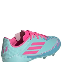 adidas Boys adidas F50 League x Messi FG/MG - Boys' Grade School Soccer Shoes Flash Aqua/Lucid Pink/Lucid Cyan Size 01.0