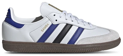 adidas Originals Boys Samba - Boys' Grade School Shoes Blue/Matte Gold/Crystal White